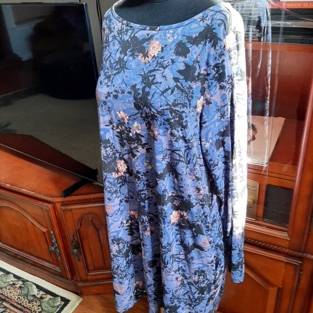 Beautiful Peruvian Connection Short Dress with Pockets XL